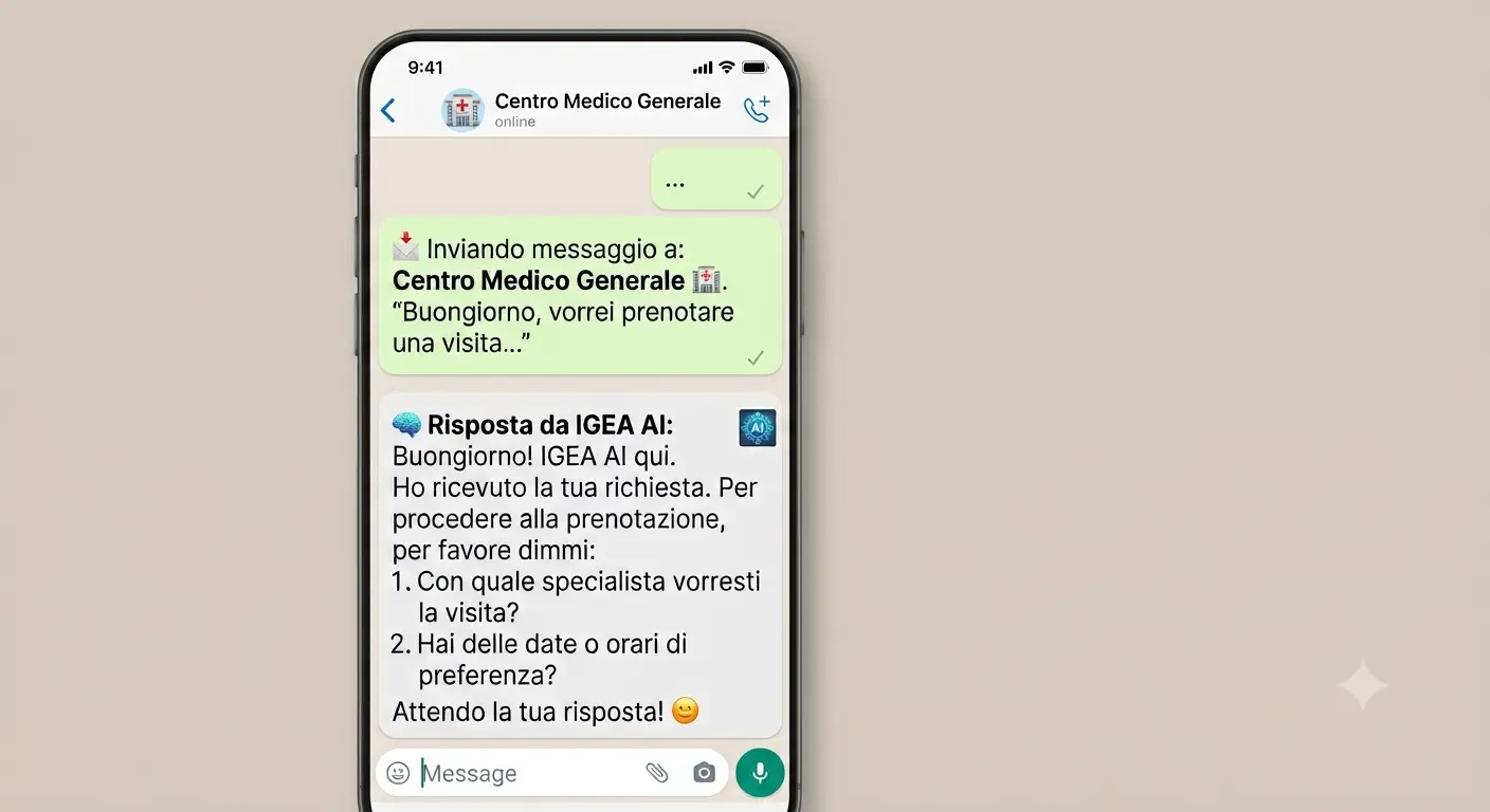 WhatsApp AI centro medico
