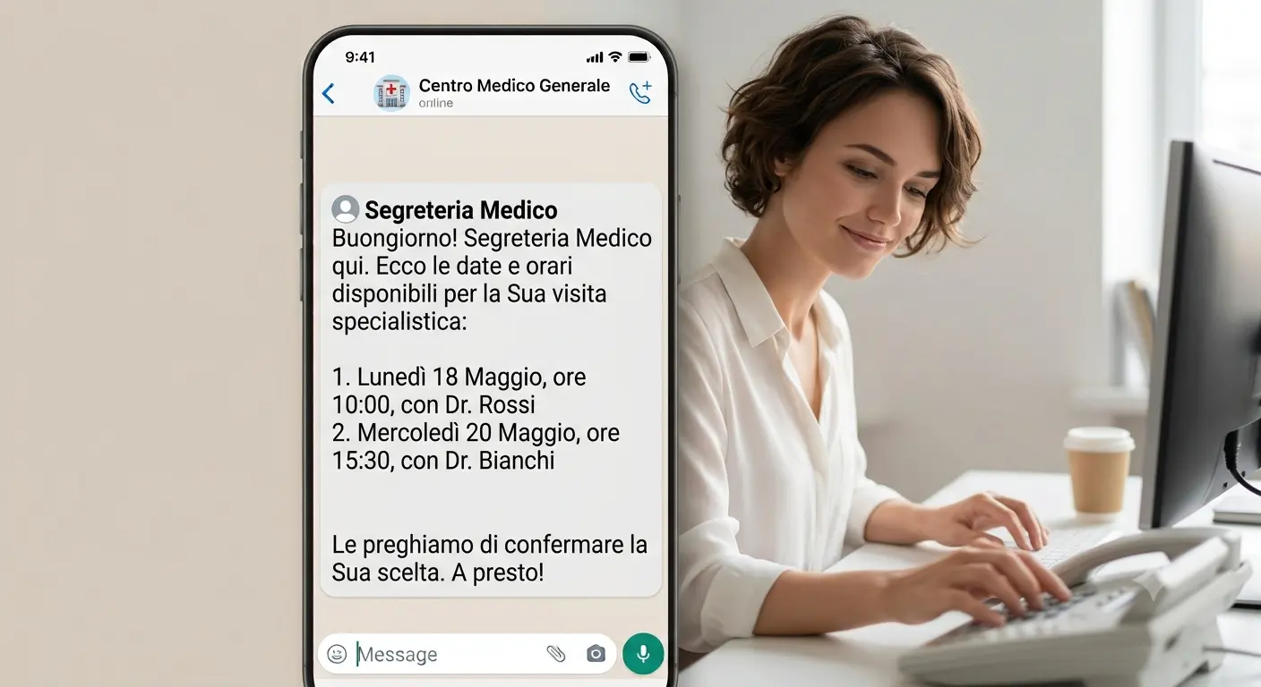 WhatsApp segreteria AI